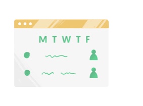 Team timesheet icon